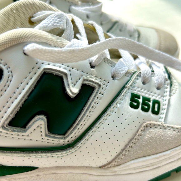 New Balance Women's Shoes - Green and White - Picture 2 of 5